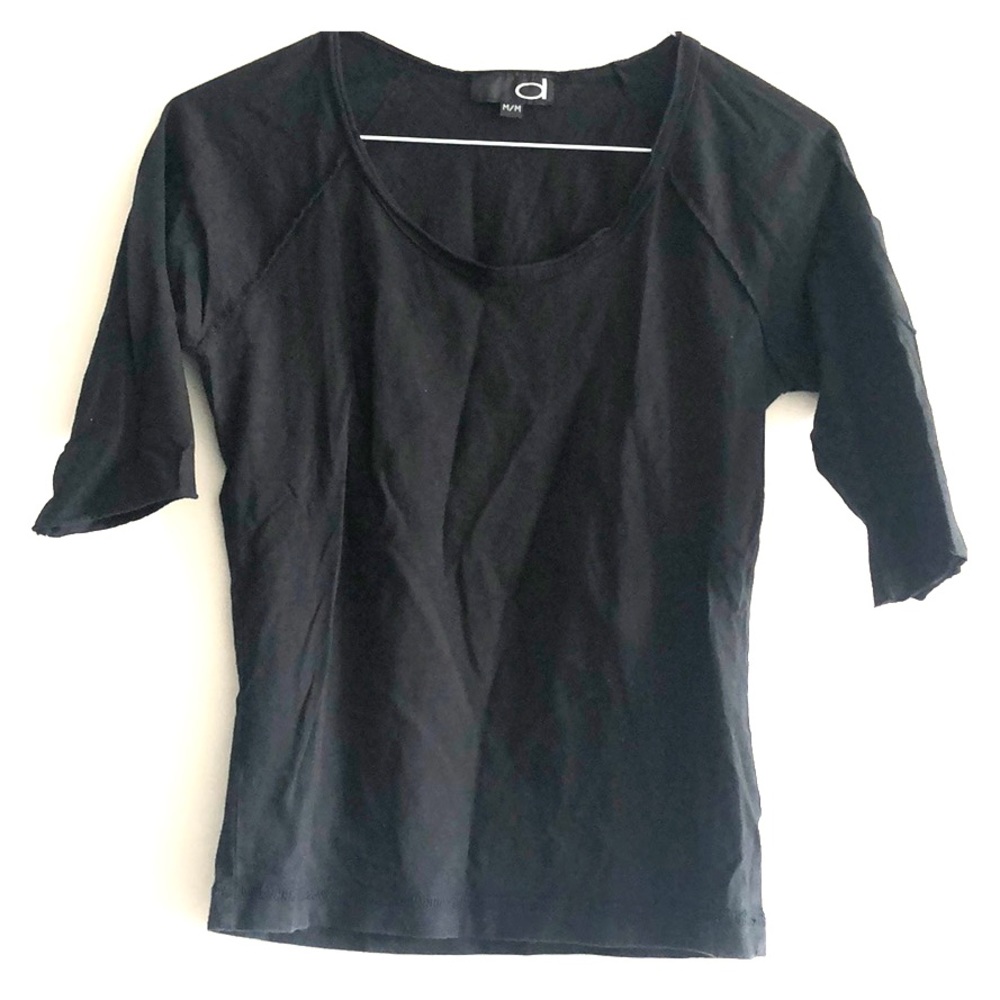 Dynamite black half sleeve shirt